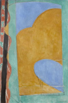 アンリ・マティス Painting - 黄色いカーテン 1914 年抽象フォービズム アンリ・マティス